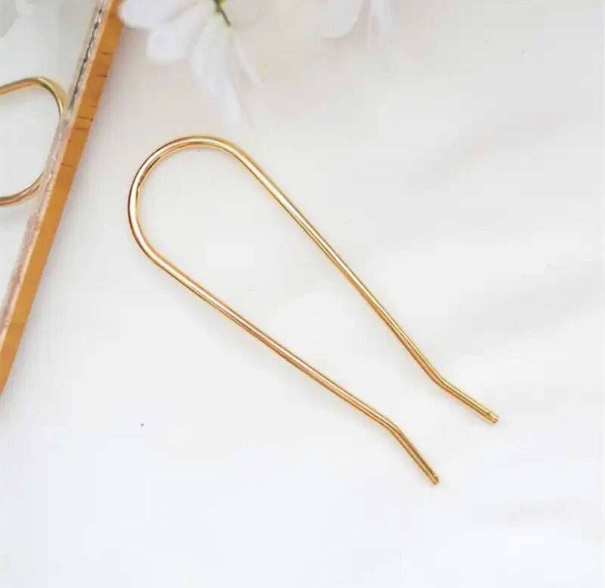 Gold French Hair Pin