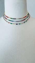 Rainbow Tennis Choker