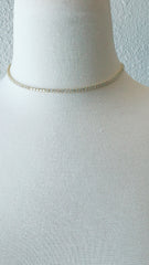 Tennis Choker w/Fold Over Clasp