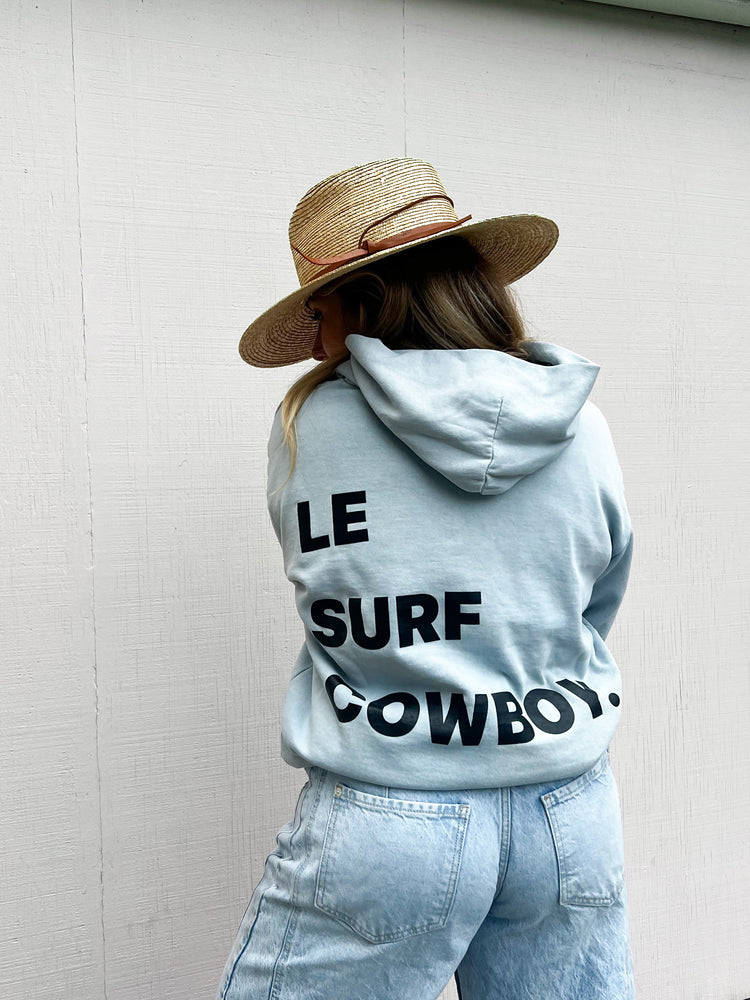Le Surf Cowboy Hoodie-Blue