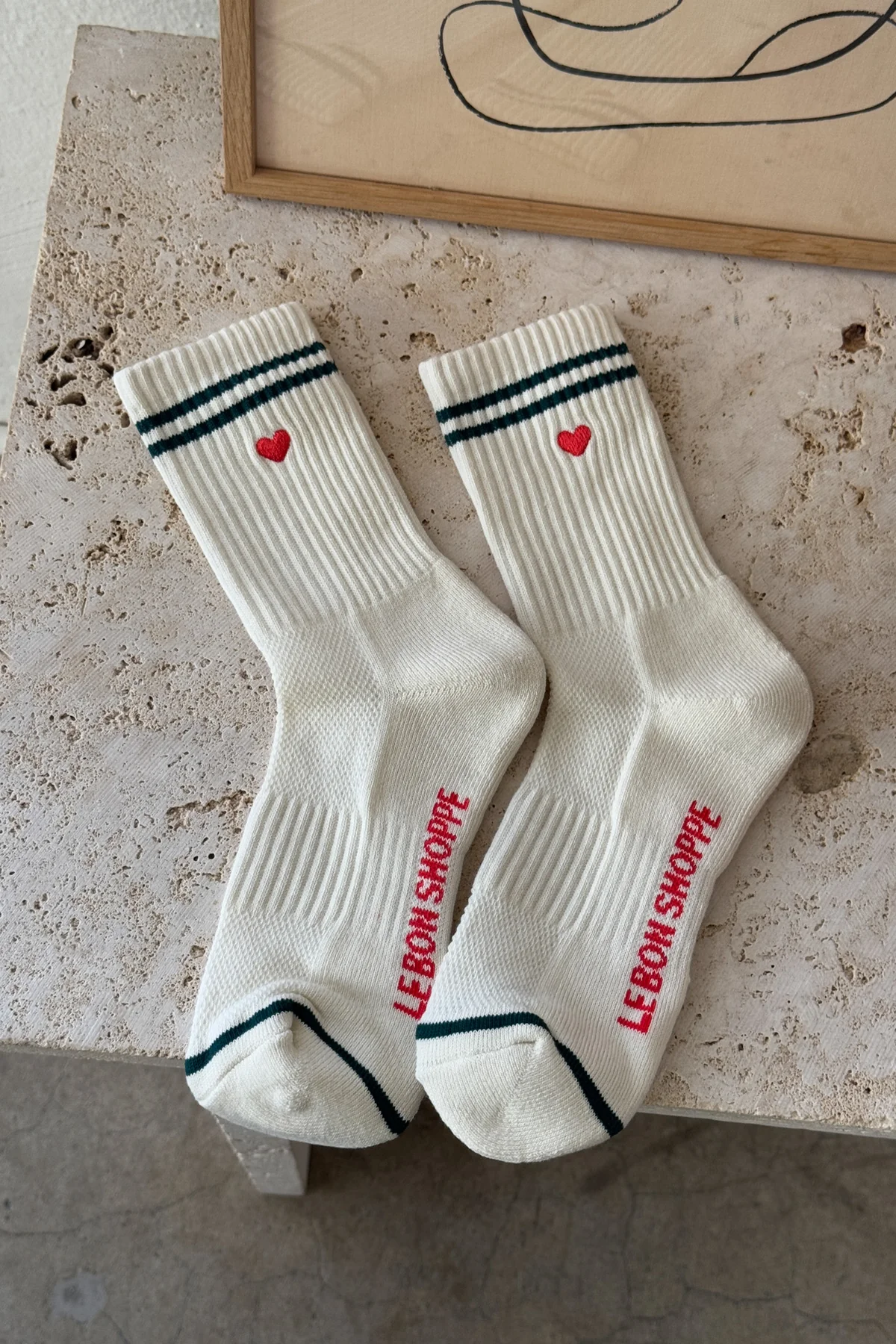 Embroidered BF Socks