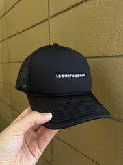 Micro Font Le Surf Cowboy Hat- Black