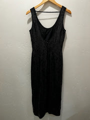 Vintage Sequin Black Dress