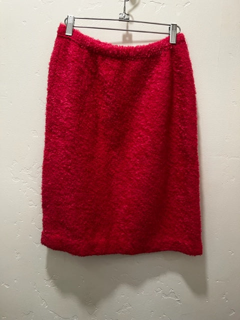Vintage Fuzzy Pink Skirt