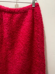 Vintage Fuzzy Pink Skirt