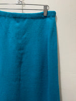 Vintage Blue Knit Skirt