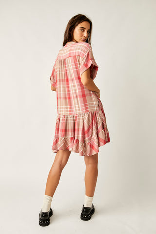 Agnes Plaid Mini Dress