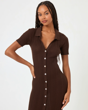 
            
                Load image into Gallery viewer, Undertow Dress- Espresso Bean
            
        
