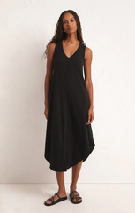 Reverie Slub Midi Dress