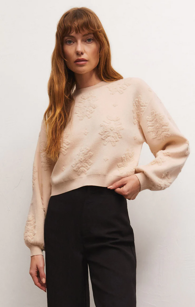 Malin Sweater Top- Dove