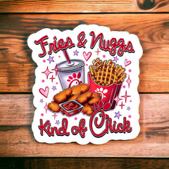 Fries & Nuggs Sticker