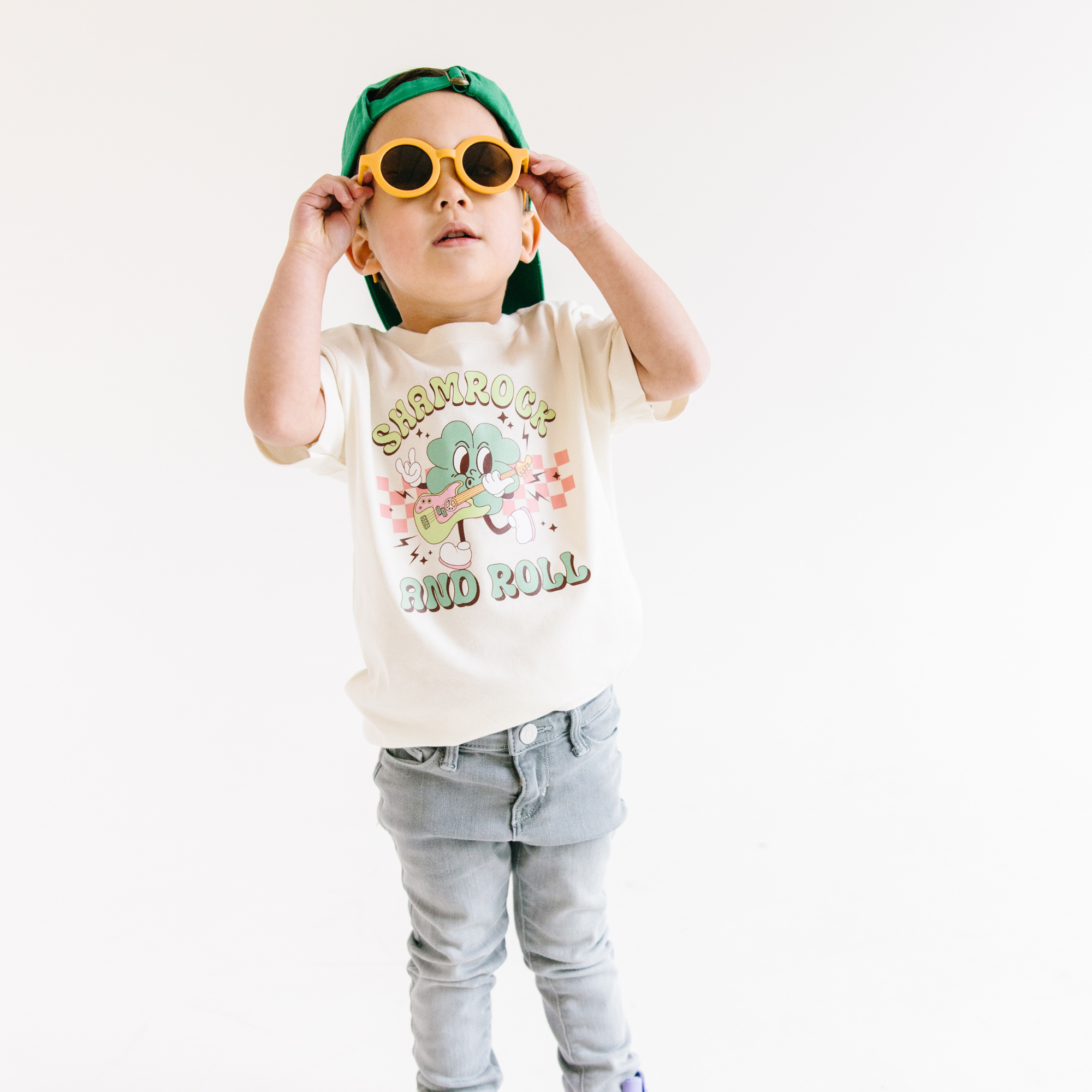 Shamrock n Roll Kids St. Patty's Day Shirt