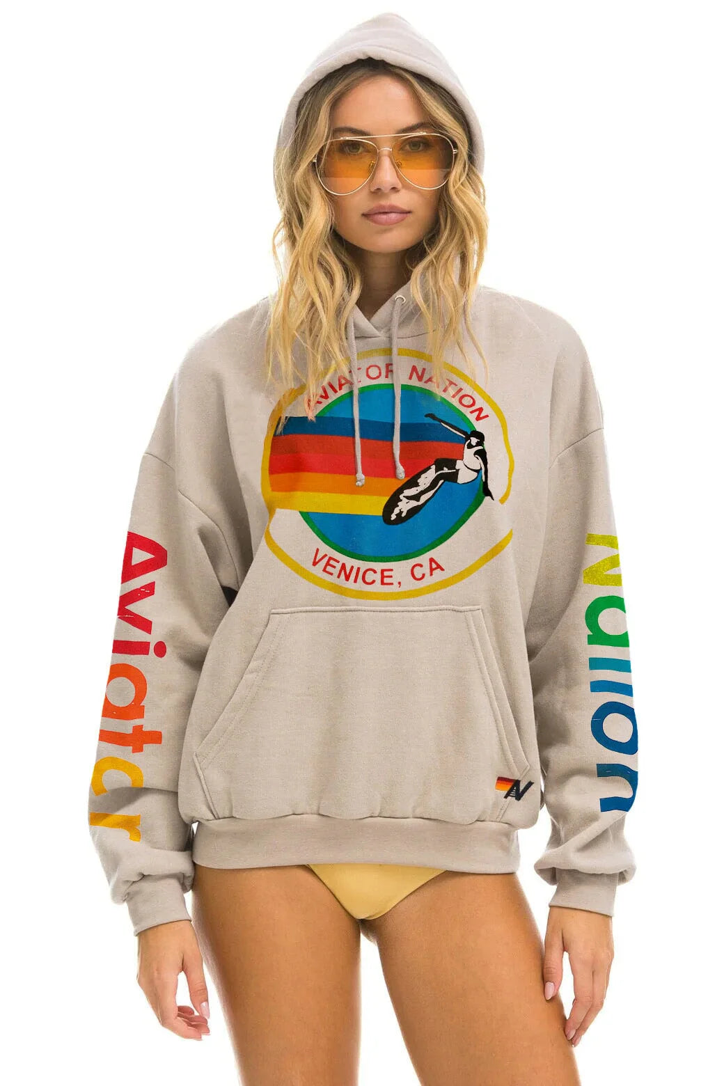 Aviator Nation Relaxed Pullover Hoodie