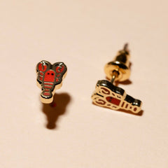 Lobster Stud Earrings