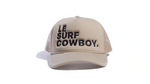 Le Surf Cowboy Trucker Hat- Tan/Black