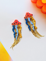 Jelly Bois: Coral Earrings