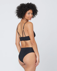 Court Bikini Bottom- Black