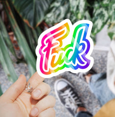 F*ck Neon Sticker