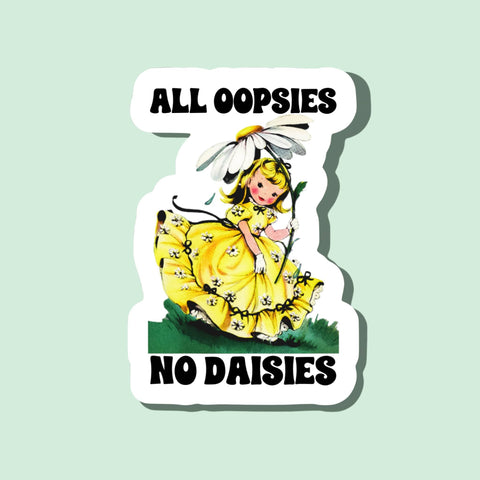No Daisies Sticker