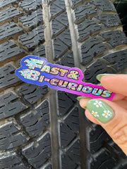 Bi-curious Sticker