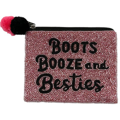 Boots, Booze, & Besties Coin Purse