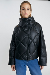 Gwinnet Quilted Jacket- Black