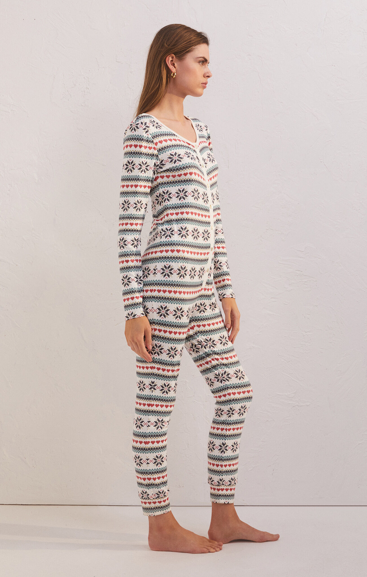 Snowflake Pointelle Onesie