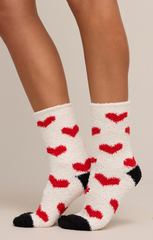 2-Pack Plush Heart Socks