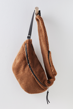Overachiever Sherpa Sling- Coco Teddy