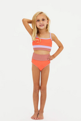 Little Eva Top/ Emmie Bottom- Oasis Colorblock