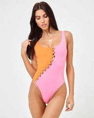 Solstice One Piece- Pink/Guave