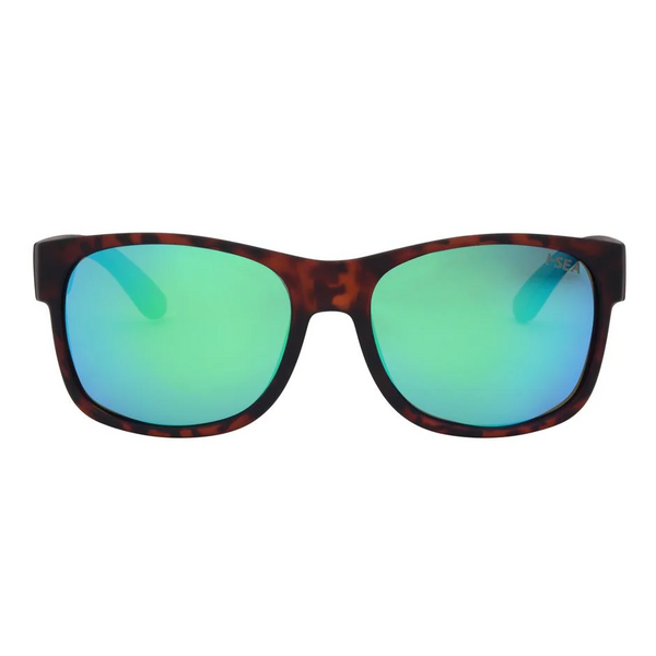 I-SEA Nick I Waterman Polarized Sunglasses - Soft Tort & Blue