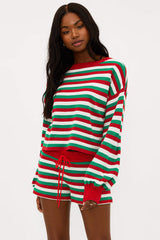 Ava Sweater-Merry Stripe