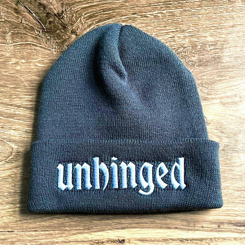 Unhinged Beanie-charcoal