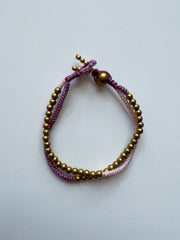 Playa Beaded Stacked Bracelet - Plum/Lilac