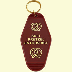 Soft Pretzel Enthusiast Keychain