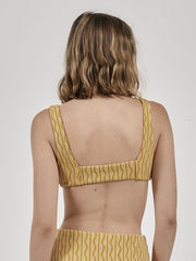 Parallel Bikini Top- Mineral Yellow