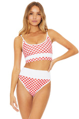 Emmy Bottom Red Checkered