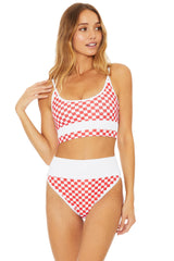 Emmy Bottom Red Checkered