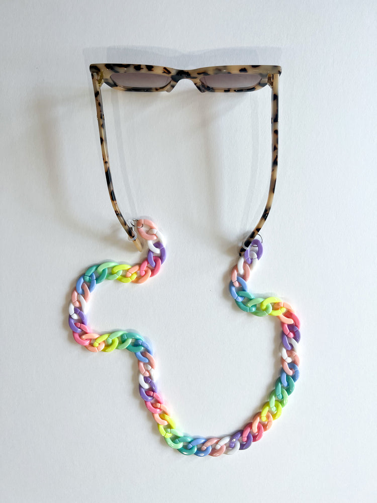 Sherbert Multi  Glasses Chain