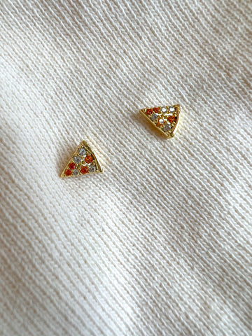 Pizza Gem Earrings