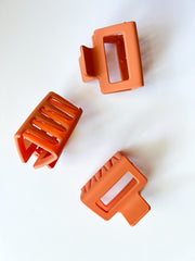 Terracotta Matte Claw Clip