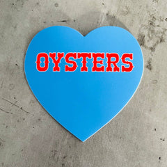 Oysters heart sticker