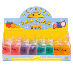 Kawaiian Sun Fruit Juice Squishy Sensory Toy