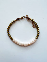 Sueño Beaded Bracelet - Dusty Rose