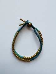 Playa Beaded Stacked Bracelet - Aqua/ Dark Teal