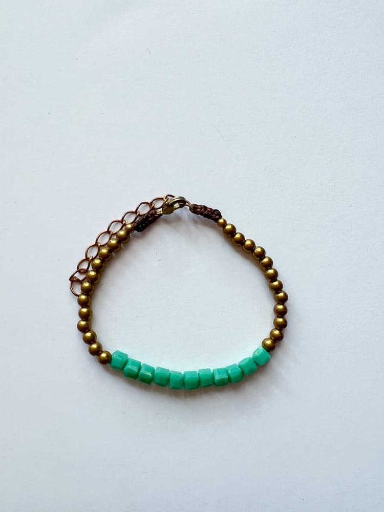 Sueño Beaded Bracelet - Mint Jade