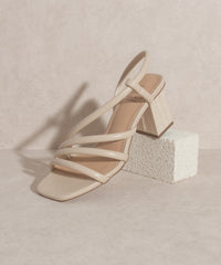 Brandi Strappy Wooden Heel