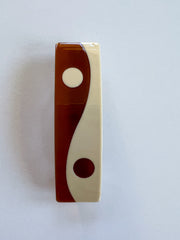 Tan Yin Yang Barrette