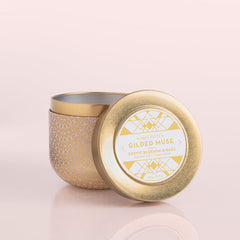 Exotic Blossom & Basil Gilded Tin